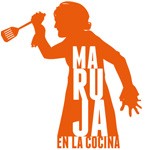 Logotipo Maruja en la cocina