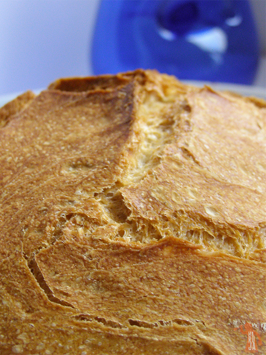 pan en cazuela de hierro fundido